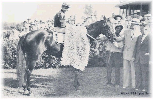 Bewitch after winning the Washington Park Futurity