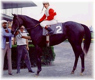 Ruffian in the winner's circle